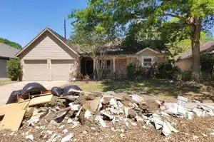 Flooded home in Houston TX – Fox Springs